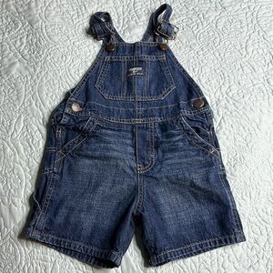 2T Oshkosh overalls, 100% cotton vintage denim, jeans, boys or girls